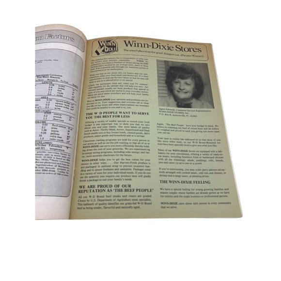 Vintage 1976 Consumers Handbook Shelby NC Winn Dixie Supermarket Advertising - Picture 8 of 10